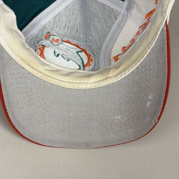Vintage Miami Dolphins SnapBack Hat Cap Mens NFL Pro Line Football Logo 7 Script - Picture 11 of 13